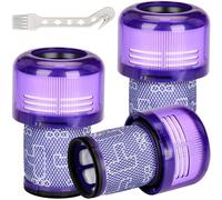3 Pack Filtres Lavables pour Aspirateur Dyson V12 Detect Slim Absolute - Pièce de Rechange 971517-01