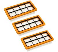 3 Pack Filtres Plissés Plat pour Karcher les Aspirateurs AD 3, AD 3.000, AD 3200, AD 3 Premium et AD 4 Premium,6.415-953.0