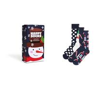 3-Pack Holiday Navy Socks Gift Set Happy Socks