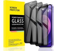 [3 Pack] Iphone 12/12 Pro Privacy Screen Protector, Anti-Spy Tempered Glass Film, Privacy Protection, Anti-Scratch, Case Friendly, Bubble Free, 9h Hardness,