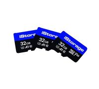 3 Pack iStorage microSD Card 32GB, Encrypt Data stored on iStorage microSD Cards Using datAshur SD USB Flash Drive, Compatible with datAshur SD Drives Only