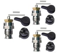 3-Pack Metal Pressure Relief Valve for 395 490 495 Sprayer | Stainless steel build, high compression, long-lasting durability, fits 395 490 495 models