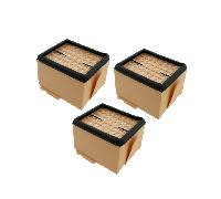 3-Pack Microfiltre compatible avec Kobold VK135 / VK136