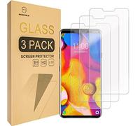 [3-Pack]-Mr Shield pour LG V40 Thinq [Mise à Niveau Maximum d'écran Coque Version] [Protection d'écran en Verre trempé] [Japon en Verre avec Dureté de 9H] avec Garantie de Remplacement à Vie