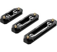 3 Pack Nato Rail Set, Quick Release 2""/48Mm, 2.4""/60Mm, And 3""/75Mm Long Nato Rails With Safety Pins And 1/4"" Screws For Nato Clamp Top Handle Side Handle, Kinds Of Camera Rig, Am-[GOP6251895]