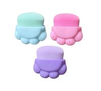 3 Pack Portable Cat Paw Sunscreen Applicator for Kids, Soft Brush with Protective Case, Compact & Travel-Friendly Sunscreen Brush for Easy Application