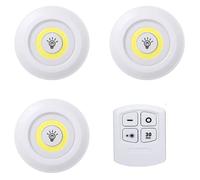 3 Pack Portable LED Emergency Night Lights, Rechargeable Under Cabinet Lighting Wireless Wall Lights, Hallway Lighting