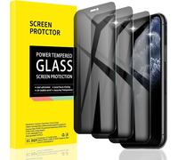 [3 Pack] Privacy Screen Protector For Iphone 11 Pro /Iphone Xs Tempered Glass Accessories Anti-Spy Privacy Protection Anti-Scratch Case Friendly No