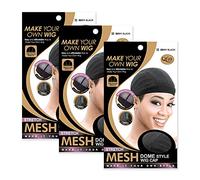 (3 Pack) Qfitt Mesh Dome Style Wig Cap #5011 by Qfitt