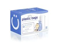 Ubbi Disposable Diaper Pail Bags, Value Pack, 75 Count, Large Disposal Bags, 49.2 Liters