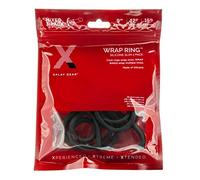 X-Play Bague Silicone Slim Wrap – Lot de 3 – Noir