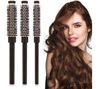 3 Pack Skull Honeycomb Comb Small Round Brush For Blow Dry Hair Accessories Mini Round Brush Suitable For Different Looks For Men And Women