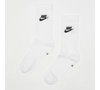 Nike Chaussettes Everyday Essential Crew – Lot de 3 Unisexe Blanc Taille 42–46