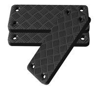 3-Pack Support Magnétique pour Arme, Support Magnétique pour Arme avec Note de 56 lbs, Support Magnétique pour Arme pour Voiture, Rack à Armes Caché, Pistolet, Fusil à Pompe, Fusil, Revolver(Black)