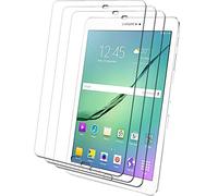 [3 Pack] TECHGEAR Protection d'Écran pour Samsung Galaxy Tab S2 9.7, Film de Protection Écran Ultra Clair avec Chiffon et Carte d'Application Compatible pour Samsung Galaxy Tab S2 9.7 Pouces (SM-T810)