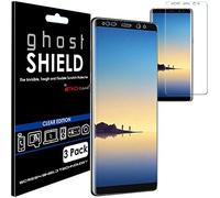 [3 Pack] TECHGEAR Protection Écran pour Galaxy Note 8 [ghostSHIELD] Film de Protection Souple en TPU avec Protection Totale de l’Écran Compatible pour Samsung Galaxy Note 8 [Protection Bords Incurvés]