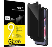 3 Pack Tempered Glass Anti-Spy For Iphone 11, Iphone Xr, 28 Degree Enhanced Privacy Angle, Ultra-Strong 9h Hardness, Bubble Free