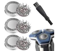 3 Pack Têtes de Rasage de Rechange SH71 compatible avec Philips, avec brosse de nettoyage, pour rasoir série 7000 (S7XXX) et série carrée 5000 (S55XX) S5531/S5532/S5533/S5536/S5830/S6600 & S6800