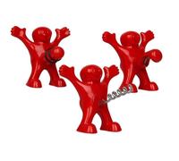 3 Pack Tire Bouchon Cadeau Drole Rigolo Homme Femme, Personnalisé Décapsuleur de Vin Trois Mignons Humour Rouges Tire-Bouchons,