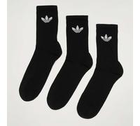 3 PACK - Trefoil Cushion Crew Socken noir 37-39