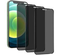 3 Pack Verre Trempé iPhone 12, Anti-Spy Vitre Protection d'ecran en Verre Trempé incassable Tempered Glass