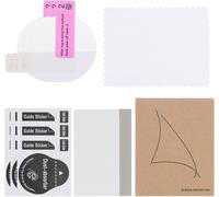 3 Pack Watch Glass Screen Protector 35mm Hd High Definition Anti-Scratch Waterproof Ultra Thin Tpu Universal Screen Protector With Scratch Card Sticker Cloth