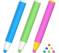 3 Packs Of Stylus Pens For Tablets And Phones - Rubber Touch Screen Stylus - Compatible With Ios, Android, Iphone, Ipad, Smartwatch For Kids