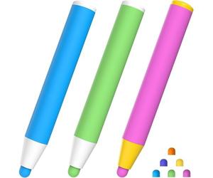 3 Packs Of Stylus Pens For Tablets And Phones - Rubber Touch Screen Stylus - Compatible With Ios, Android, Iphone, Ipad, Smartwatch For Kids