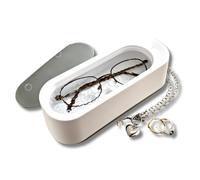 3 PAGEN Nettoyant électrique pour lunettes et bijoux - Nettoyage en profondeur sans détergent - Appareil de nettoyage des lunettes à piles pour un nettoyage rapide et facile - Capacité de 250 ml