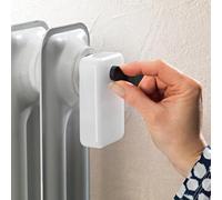 3 PAGEN® Purgeur de radiateur universel avec bac de récupération pratique - Boîte de purge pour radiateurs - Purge facile du chauffage sans gouttes - Purge de chauffage - Clé de purge de chauffage