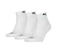 3 Paire Puma Quart Chaussettes Frottee-Sohle Gr. 35 - 46 Unisexe Amorti Courtes