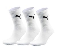 3 Paire Puma Sport Tennis Chaussettes Gr. 35 - 49 Blanc Unisexe pour Elle et Lui