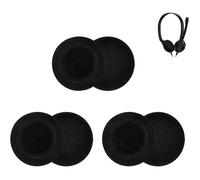 3 Paire Rechange Coussinets en Mousse pour Casque Audio,Oreillettes en Mousse Douce Compatible pour Sennheiser PC 2/PC 3/PC 5/PC 7