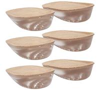 3 paires 2,5 cm Hauteur de silicone augmente la seme intérieure, la hauteur des semelles augmente les inserts de levage de talons invisibles pour les hommes femmes