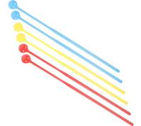 3 Paires Baguettes de Percussion Multicolores en Plastique, Lot | Accessoire de Percussion Simple à Utiliser, Prise en Main Agréable, Transport Facile, sans Abîmer L'instrument
