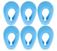 3 Paires Cache-oreilles de Teinture Capillaire en Silicone | Format Compact pour Poche ou Bagage, Usage Bâton de Bouclage, Design Simple et Pratique