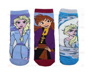 3 Paires Chaussettes antidérapantes Frozen 31-34