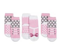 3 Paires Chaussettes Antidérapantes Scarpina Rose - 31|33