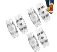 3 Paires Crampons Antidérapants, Crampons pour Chaussures Et Neige, Crampon d'hiver Portables, pour Randonnée, Escalade, Pêche Et Alpinisme