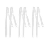 3 paires de bretelles de soutien-gorge transparentes, bretelles de soutien-gorge réglables, bretelles de soutien-gorge invisibles, bretelles de poitrine en silicone,accessoires de soutien-gorge