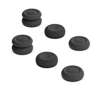 3 Paires de Capuchons de Couverture de manettes en Silicone pour rog Ally Couvercle Protection du Joystick du contrôleur Remplacement de poignée du Pouce du Joystick Console de Jeu Souple (Noir)