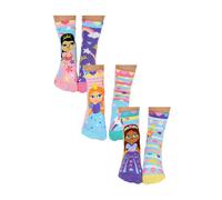 3 paires de chaussettes design princesse pour filles