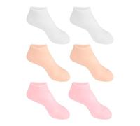3 Paires De Chaussettes En Silicone, Couvre-Pieds Hydratants Protecteurs, Chaussettes Hydratantes Douces, Chaussettes De Soin Des Pieds, Couvre-Pieds Réutilisables
