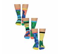 3 paires de chaussettes motif œufs de dinosaure pour enfants