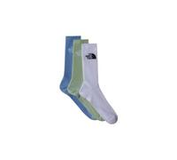 3 paires de chaussettes the north face multi sport blanc vert bleu