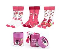 CERDÁ LIFE'S LITTLE MOMENTS Pack Calcetines 3 Piezas, 3 Paires de Chaussettes Toy Story Lotso, Taille Unique Mixte