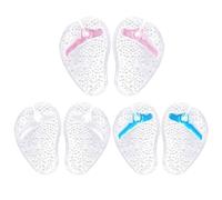 3 Paires De Coussinets D'Avant-Pied, Protecteurs De Séparateur D'Orteils, Tongs De Protection D'Orteils, Protecteurs D'Orteils En Gel, Séparateurs D'Orteils Antidérapants