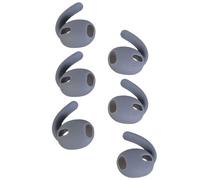 3 Paires de Couvre-Oreilles en Silicone Souple, Crochets d ' Oreille pour écouteurs, sécurité et Confort, adaptés à Tous Les sexes, étui en Silicone