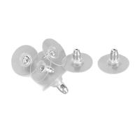 3 Paires de Fermoirs de Boucles D'Oreilles en Argent 925, Fermoirs à Clous Non Allergènes pour Femmes et Filles, Remplacement de Verrouillage sécurisé pour les Oreilles Sensibles