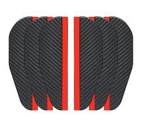 3 Paires De Housses De Pluie pour Rétroviseur, Housses De Pluie pour Rétroviseur, Housses De Pluie Hydrophobes À Motif en Fibre De Carbone, Accessoires De Rétroviseur De Voiture